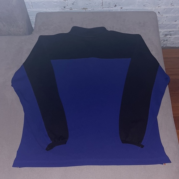 🔵Tommy Hilfiger Blue and Black Vintage Athletic Sweater⚫️ - Picture 2 of 2